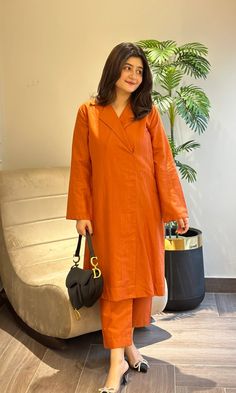 Solid Color Kurta For Women, Semi-stitched Cotton Silk Sets For Eid, Festive Cotton Sets With Naqshi Detail, Cotton Co Ord Sets Pakistani, Printed Co Ord Set Designs Pakistani, A Line Kurti Designs, Monochromatic Dress, Dress Designs For Stitching, Cotton Dress Pattern