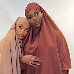 Trèsbelleprints LLC on Instagram: "Friends that slay together, stay together. Our Iqra Khimar Set is made with a light weight Nida fabric which is perfect for the hotter weathers. Available in 7 colors." Instagram Friends, Hot Weather, Be Perfect, Fabric