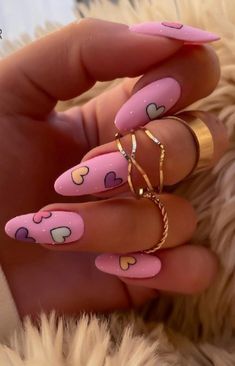 Sponge Nails, Nail Designs Valentines, Pink Nail, Pink Acrylic Nails, Dream Nails, Cool Nail Art, Trendy Nails