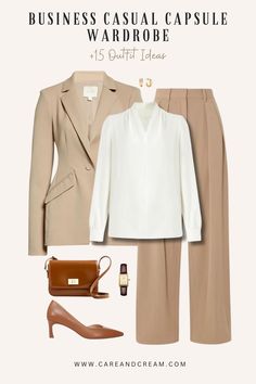 30+ Business Casual Capsule Wardrobe Essentials + Outfit Ideas Rock Chic Outfits