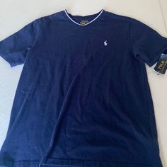 Navy Blue Polo Shirt Blue Casual Crew Neck Polo Shirt, Blue Casual Polo Shirt With Crew Neck, Casual Blue Polo Shirt With Crew Neck, Ralph Lauren Half Zip, Navy Blue Polo Shirt, Long Sleeve Rugby Shirts, Red Cable Knit Sweater, White Cable Knit Sweater, Polo Ralph Lauren Kids