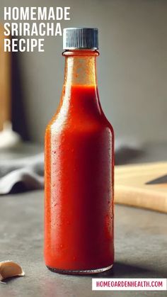 Add a spicy kick to your dishes with this easy homemade sriracha recipe! Perfect for spice lovers, this DIY sauce is full of bold flavor and simple to make. Click for the recipe and bring some heat to your kitchen! #SrirachaRecipe #SpicyFood #HomemadeSauce #DIYRecipes #FlavorBoost Homemade Sriracha Sauce Recipe, Siracha Recipes, Sriracha Sauce Recipe, Siracha Sauce, Homemade Ingredients, Kohlrabi Recipes