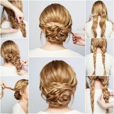 Coiffure moderne 2015 chignon tressé en tendance #2015 #Chignon #coiffure #en #moderne #tendance #tresse Others #2015 #Chignon #coiffure #en #moderne #tendance #tresse Super Cute Hairstyles, Simple Bridesmaid Hair, Hoco Hair Ideas Updo Hairstyle, Chignon Hair, Stunning Hairstyles, Braided Bun Hairstyles, Bridesmaid Hair Updo, Hairstyle Gallery, Smokey Eyes