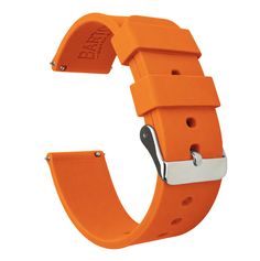 These silicone quick release watch bands are a perfect fit for the 45mm or 41mm Samsung Galaxy Watch3. Constructed from the highest quality high tensile silicone and stainless steel hardware, these straps are silky smooth, yet durable.Swap in Seconds: Integrated quick release spring barsColor: Pumpkin Orange Material: High tensile silicone Hardware: Stainless steel, Black or Rose Gold Two Sizes Available: Standard length fits wrists 5 1/2" to 8". Long Length fits wrists 7.5" to 9".Lug Width: 20mm (41mm watch case) or 22mm (45mm watch case)Additional resourcesAll Samsung Galaxy Watch3 Bands | FAQ | Guarantee Orange Watches, Watch Roll, Horween Leather, Nato Strap, Rubber Watches, Silicone Watch Band, Orange Material, G Shock Watches, Pumpkin Orange