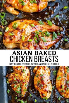 Paleo Asian Chicken Recipes, Aip Baked Chicken, Lean Chicken Dinner, Marinaded Chicken Breast In Oven, Asian Spices For Chicken, Meal Prep Baked Chicken, Asian Main Course, Asian Style Chicken Recipes, Asian Style Chicken Breast