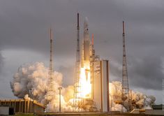 Live coverage: James Webb Space Telescope lifts off atop Ariane 5 Space Observatory, Nasa Launch, Hubble Telescope, James Webb, James Webb Space Telescope, Secrets Of The Universe, Hubble Space, Hubble Space Telescope, Space Telescope