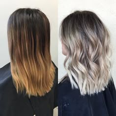 Blonde And Brown Hair, Blonde Lowlights, Blonde Ends, Ash Blonde Balayage, Ash Hair Color, Blonde With Dark Roots, Dark Roots Blonde Hair, Brunette Balayage Hair