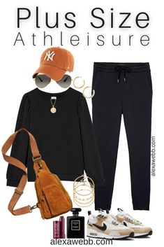 Plus Size Fall Athleisure - Alexa Webb Plus Size Fall Casual, Plus Size Casual Summer Outfits, Plus Size Athleisure Outfits, Nike Air Max 90 Futura, Athleisure Outfits Fall, Air Max 90 Futura, Fall Athleisure, Alexa Webb, Plus Size Winter Outfits