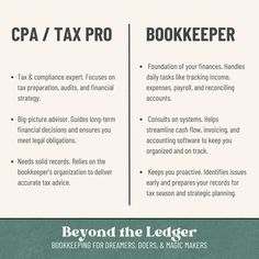 the benefits of tax and bookkeepers for small businesses infographical image below