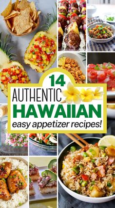 Kick off your meal with these delicious Hawaiian appetizers that bring the islands to your table! Hawaiian Taco Bar, Hawaii Christmas Party Food, Luau Food Table Set Up, Tropical Catering Ideas, Tropical Party Food Ideas Hawaiian Luau, Hawaiin Appetizers Appetizer Recipes, Hawaiian Food For Party, Tiki Bar Appetizers