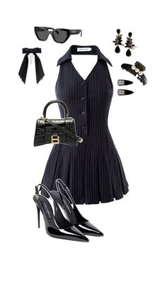 Rainy Day Brunch Outfit, Black Dress Outfit Classy, Black Dress Outfit Classy Elegant, Outfit Classy Elegant, Day Brunch Outfit, Brunch Outfit Fall, Street Style Jeans, Black Dress Outfit, Outfit Classy