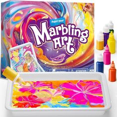 the painting kit is ready to be used for kids's art projects and crafts