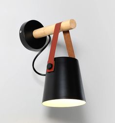 WOODEN CONICAL WALL LIGHT Nordic Floor, Bedside Lights, Wooden Wall Lights, Natural Vibes, Wood Heat, Led Desk Lamp, Wooden Bar, Edison Bulb, Glass Ball