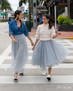 THE TRENDY LIGHT GRAY MIDI TULLE  SKIRT. The Midi Light Gray Tulle skirt is mid-calf length, 29 inch/74 cm from the waist down. It's double layered for extra volume & the bodice is made of stretchy crochet to enable a perfect fit. Our skirts come in 2 sizes: Small and Medium. Small fits sizes 2-8 US / 34-38 EUR Medium fits sizes 10-14 US / 40-46 EUR Thanks to our stretchy waistband our skirts are very comfortable to wear. All our tulle skirts have a special Flare Free coating. Heathcoat 1808 Flare Free® products provide the secure knowledge that they are tested and exceed current flame retardancy standards. For more information, check our fabrics product info. Tulle Skirt Outfits, Midi Tulle Skirt, Grey Tulle Skirt, Stretchy Crochet, Tulle Skirts Outfit, Tule Rok, Tulle Midi Skirt, Tulle Tutu Skirt, Long Light