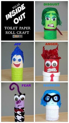 the inside out toilet paper roll crafts for kids