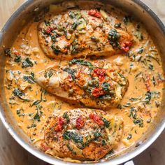 Creamy Tuscan Chicken with Spinach, Artichokes, and Sun-Dried Tomatoes (30 Minutes, ONE-PAN)