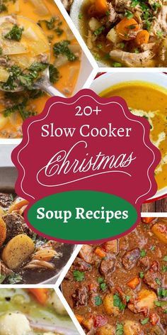 20 Slow Cooker Christmas Soup Recipes Christmas Crockpot Soup Recipes, Crock Pot Soup With Chicken, Christmas Soup Recipes Crock Pot, Slow Cooker Recipes Winter, Slow Cooker Christmas Dinner, Christmas Slow Cooker Recipes, Christmas Soups Crockpot, Christmas Eve Soup, Christmas Soup Recipes