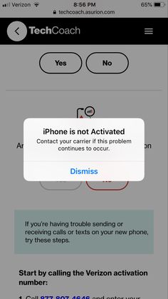 an iphone screen with the text, phone is not activated