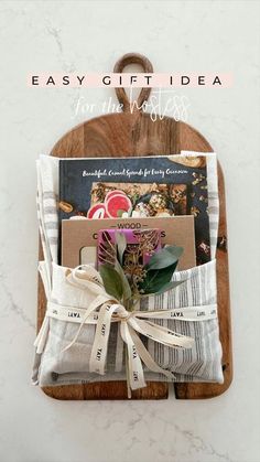 an easy gift idea for the hostess