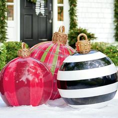 Christmas Outdoor Inflatable Decorated Ball 60cm(23.6Inch) Christmas Blow Up Balls Ornaments with Pump 2023 - US $15.99 Foxed Mirror, Large Outdoor Christmas Ornaments, Inflatable Christmas Tree, Giant Christmas Ornaments, Large Christmas Ornaments, Yard Ornaments, Christmas Balls Decorations, Inflatable Decorations, Christmas Yard Decorations