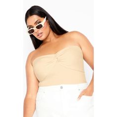 Dive into a chic aesthetic with our Asher Top. Highlighting a strapless neckline with gel lining, and a soft ribbed fabrication, the pull up style makes getting dressed an absolute breeze. Bold and fiercely fashionable, no one does plus size fashion like City Chic. Loved around the globe for its diverse range of fashion-forward styles for any occasion. From show-stopping evening gowns to workwear and casualwear, City Chic will take your style to bold new heights. Available in sizes 14-32. Chic Aesthetic, Strapless Neckline, Getting Dressed, Feminine Look, Chic Woman, City Chic, Pull Up, Up Styles, Plus Size Fashion