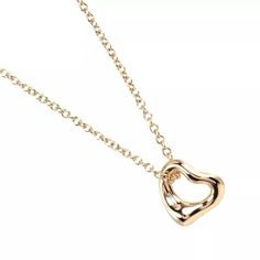 Tiffany&Co. Open Heart Necklace 0.3" Model K18 Pink Gold 1.64g Women Description Store Item No. I172224021 Item Necklace Brand Tiffany&Co. Model Name Open Heart Series 0.3" Model Gender Women Material K18 Pink Gold Size(Cm) Neck Around40cm Topw6.9mm X H6.2mm Size(Inch) Neck Around15.7inch Topw0.3inch X H0.2inch Weight 1.64g Accessories Storage Bagsouter Case Condition Rank A New Finished Condition Rank N New Brand New With Tags. S New / Unused New Item, But May Have Insignificant Scratches Or Sl Jewelry Tiffany, Open Heart Necklace, Necklace Brands, Open Heart, Accessories Storage, New Item, Woman Colour, Pink Gold, Tiffany & Co.