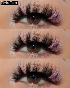 #pinklashes #lashes #striplashes #lash #lashextensions #lashesfordays #lashesonfleek Colored Lash Extensions Ideas, Colored Lash Extensions Pink, Lash Extensions With Pink, Colored Lashes Extensions, Color Lash Extensions, Pink Lashes