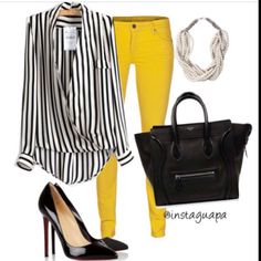 Outfit Mujer, Yellow Mustard, Winter Fashion Outfits, Work Outfit, Winter Fashion, To Work, Trousers