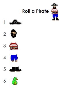 the pirate worksheet is filled with numbers and pictures to help students learn how to read