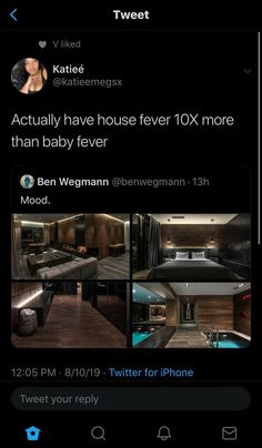 tweet about the house he is renting for $ 10k more than baby fever