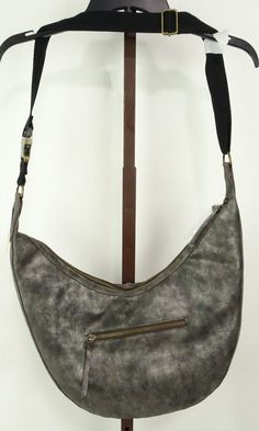 Women's Time and Tru Black Metallic Shoulder Handbag New with tags.  See item specifics for dimensions. WE GIVE SO OTHERS CAN HAVE High Quality We understand that you have many options, and places to purchase your items. But when you purchase from Reflections of Trinity, you get so much more than a great, quality product ~  you significantly impact the lives of those most in need.  Reflections of Trinity is a 501(c)3 non profit dedicated to serving those in crisis with food, clothing and basic n Trendy Faux Leather Hobo Bag For Travel, Faux Leather Satchel With Zipper Closure For Everyday Use, Versatile Faux Leather Shoulder Bag With Cell Phone Pocket, Faux Leather Shoulder Bag With Zipper For Shopping, Versatile Faux Leather Hobo Bag With Zipper, Faux Leather Hobo Bag Tote With Zipper, Faux Leather Hobo Bag With Zipper And Double Handle, Faux Leather Hobo Tote Bag With Zipper Closure, Daily Use Faux Leather Hobo Bag With Zipper