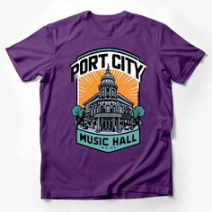 Port City Music Hall Maine T-Shirt, Vintage Style Graphic Tee, Urban Apparel Male T-Shirt Custom graphic T-Shirt.Customize your color Pop Art Shirt, Urban Apparel, Style Graphic Tee, Port City, Cat Graphic Tee, Music Hall, Casual Summer Shirts, Friends Shirt, Art Shirts