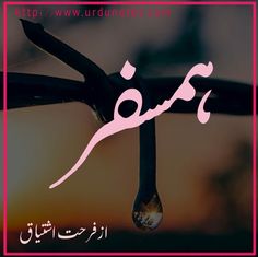 arabic calligraphy written in pink and black with water drop on the bottom right hand corner