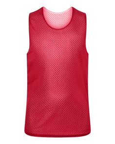 Youth Reversible Mesh Tank - RED / WHITE - L | C2 Sport Athletic Youth Reversible Mesh Tank Top in Red/White Size Large | Polyester Mesh Tank Top, Usa Outfit, Muscle Tank Tops, Athletic Apparel, Sleeveless Tshirt, Casual Summer Outfits, Outfit Set, Sleeveless Tank Top, Wholesale Clothing