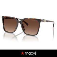 in stock Michael Kors Luxury Polarized Sunglasses, Canberra, Polarized Sunglasses, Tortoise, Pick Up, In Store, Buy Online, Michael Kors, Sunglasses