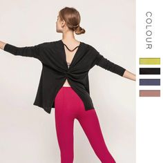 European and American solid color loose back Yoga suit top women's mod – bydudecom Long Sleeve Activewear With 4-way Stretch For Gym, 4-way Stretch Long Sleeve Activewear For Gym, Long Sleeve Go-dry Activewear With 4-way Stretch, Long Sleeve Activewear With 4-way Stretch And Go-dry, Go-dry Long Sleeve Activewear With 4-way Stretch, Solid Long Sleeve Go-dry Activewear, Go-dry Long Sleeve Activewear For Yoga, Moisture-wicking Long Sleeve Activewear For Pilates, Breathable Long Sleeve Top With 4-way Stretch