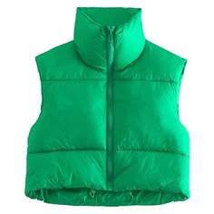 Women Winter Warm Crop Waistcoat, Sleeveless Stand Collar Double Sided Lightweight Puffer VestSize chart:Size(cm) S Length:51Bust:106Shoulder:41M Length:52Bust:108Shoulder:42L Length:53Bust:110Shoulder:43XL Length:54Bust:112Shoulder:44Size(inch) S Length:20.08 Bust:41.73 Shoulder:16.14 M Length:20.47 Bust:42.52 Shoulder:16.54 L Length:20.87 Bust:43.31 Shoulder:16.93 XL Length:21.26 Bust:44.09 Shoulder:17.32 Specifications:Material: Polyester, Filled with Down CottonSize: S/M/L/XLSleeve: SleevelessDesign: Zipper, Stand CollarColor: Black, White, Red, Green, Orange, Coffee, Army Green, Light Brown, Rose RedPackage Contents1 *VestNote:1. Please understand there may be a 1-2 cm deviation exist. 2. Due to the lighting and monitors, there is a slight difference between the picture and the real i Winter Warm Outfits, Women Waistcoat, Sleeveless Puffer, Woman Vest, Puffy Vest, Short Vest, Casual Outerwear, Cotton Vest, Cropped Vest