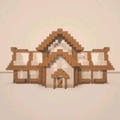 an image of a house made out of wood