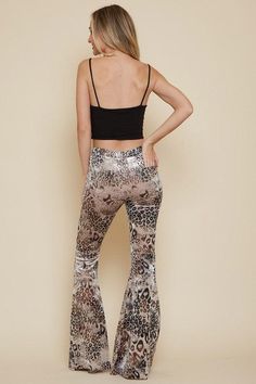 velvet leopard pull on bell bottoms Brand: Saints & Hearts Style: SP6111AC Fabric: Detail: VELVET PRINT BELL BOTTOM WITH POCKET MADE IN USA Bell Bottom, Rock Style, Bell Bottoms, Two Piece Pant Set, Made In Usa, Fashion Beauty, Velvet, Boutique, Pants