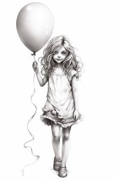 This enchanting sketch features a young girl strolling with a balloon, embodying the spirit of childhood wonder. The simplicity of the moment evokes nostalgia, reminiscent of carefree days spent at summer fairs and birthday parties. The delicate line work highlights the innocence and curiosity etched in her expression, as if she’s about to embark on an adventure. Let this drawing invite you into a world where every balloon holds the promise of joy and imagination. #ArtSketch #ChildhoodMemories #BalloonArt #Whimsy #Nostalgia #Innocence