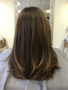 Medium Length Haircut Aesthetic, Medium Length Hair With Long Layers, Long Blended Layers, Soft Face Framing Layers, Brown Hair Cuts, Medium Length Hair Straight, Haircuts For Medium Length Hair, Brown Hair Looks