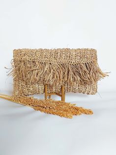 Natural Raffia clutch with fringes, Boho wedding clutch bag, Women's wallet, Handmade raffia bags, Evening bag, Bohemian style. ● Material : Natural raffia, Calico lining, zipper ●Quantity listed : 1pc ●Dimension : 34x18 cm - 13x6 inches ●PACKING  : We use bubble wrap, single piece carton, any item fragile we will put more extra            packaging. ● Shipping it will take between 2-7 business day by Express DHL or FedEx depending on your location   Asia Pacific : 2-4 days   Australia and new Z Wedding Clutch Bag, Raffia Clutch, Round Eyewear, Clutch Bag Wedding, Wedding Bags, Wedding Clutch, Raffia Bag, Wedding Bag, Bags Purses