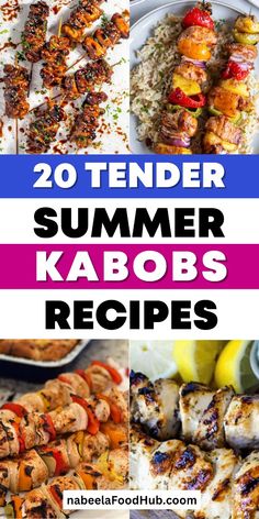 20 tender summer kabobs recipes