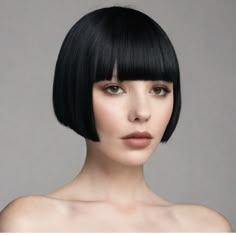 Asian Bob Haircut Round Faces, 2025 Haircut, Vidal Sassoon Haircut, Asian Bob Haircut, Asian Bob, Bob Fringe, Thick Hair Bob Haircut, Box Bob, Pixies Haircut