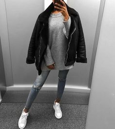 Smart Outfit, Tomboy Style Outfits, Lovely Clothes, Tomboy Fashion, Basic Outfits, Jean Outfits, Fashion Forward, Winter Outfits