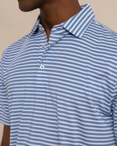 Widen your polo selection with this wider-striped short-sleeve polo shirt. The three-button placket and drop-tail hem keep you looking polished, while the broader stripes add more color to your collection. The flexible, wicking construction keeps you comfortable from the course to the clubhouse. Style: 10930 Collar Stays, Striped Polo Shirt, Striped Short, Short Sleeve Polo, Button Placket, Light Pink, Polo Shirt, Stripes, Sleeve Length