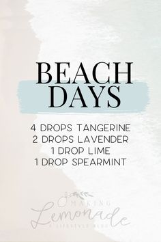 15 of the BEST summer diffuser blends for essential oils. From After Sunset to Fresh Air to Sweet Dreams to Liquid Sunshine, there's a scent to evoke every summer mood. #essentialoils Summer Diffuser Blends, Summer Essential Oils, Making Lemonade, Christmas Bucket