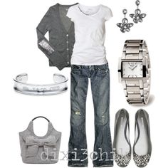 casual-outfits-2012 Carrie Bradshaw, Mode Vintage, School Outfit, Shoes And Accessories, Outfits Casuales, Primavera Estate