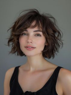 Short Hairstyles With Curtain Bangs, Hairstyles With Curtain Bangs, Short Hair With Curtain Bangs, Short Textured Hair, Hair With Curtain Bangs, Best Short Hairstyles, Chic Short Hair, Timeless Looks