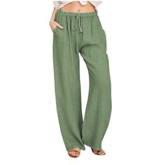 PRICES MAY VARY. for women women linen palazzo pants summer boho wide leg high waist casual lounge pant trousers with girls linen pants white pants women high waisted army pants womens women's trousers safari outfit women waffle pants linen clothes swimsuit cover up pants capri cargo pants for women white cover up pants womens gauze pants safari pants for women wrinkle free travel clothes for women wide leg white pants plus size capri pants for women yoga pants petite womens beach vacation outfi Travel Pants Women, Tops Stylish, Cotton Linen Trousers, Cargo Pants Style, Sweatpants Women, Summer Pants Women, School Vacation, Yoga School, Cotton Linen Pants